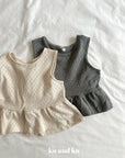 Little Foxx – Knit Shirring Top