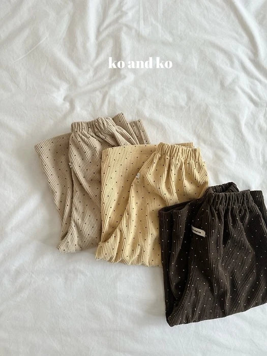 Little Foxx – Corduroy Round Pants