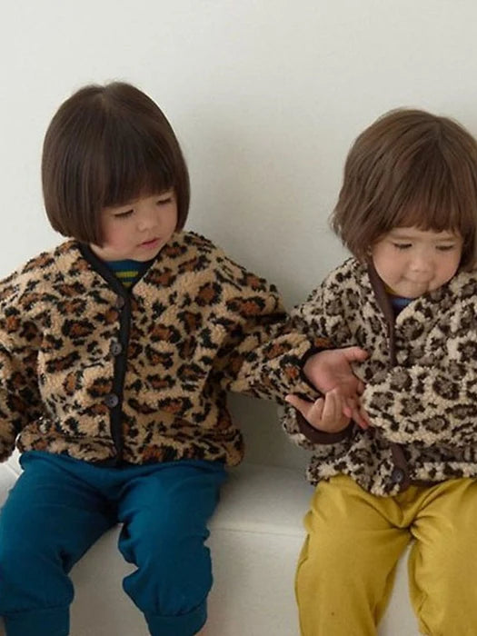 Little Foxx – Leopard Boucle Cardigan