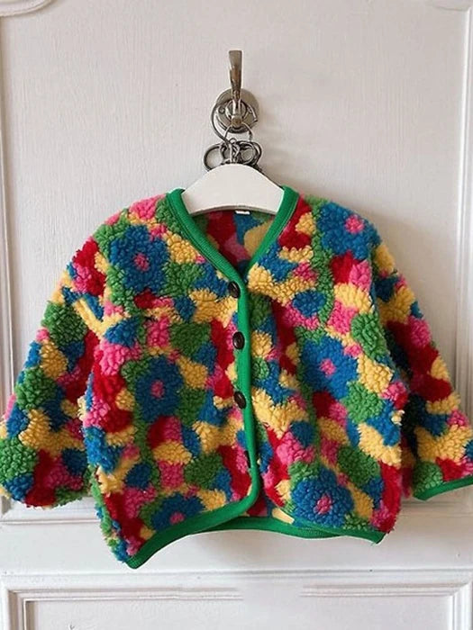 Little Foxx – Multicolor Boucle Cardigan