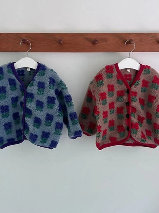 Little Foxx – Rose Boucle Cardigan