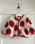 Little Foxx – Strawberry Boucle Cardigan
