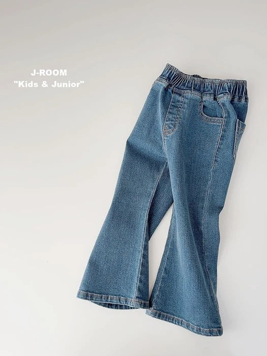 Little Foxx – Ribbon Label Stretch Bootcut Pants
