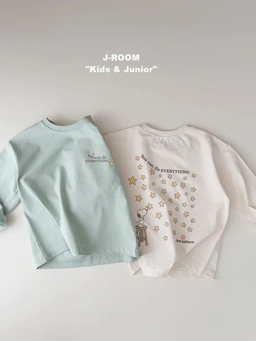 Little Foxx – Star Front and Back Printed Tee