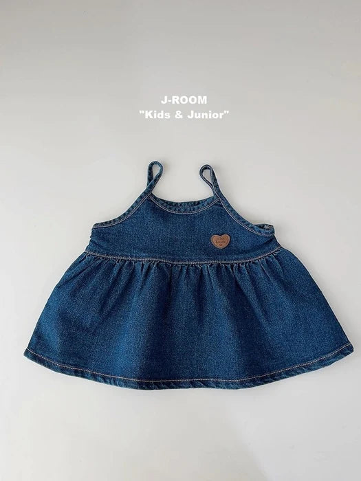 Little Foxx – Heart Denim Bustier
