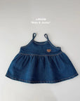 Little Foxx – Heart Denim Bustier