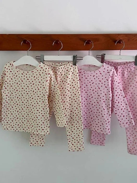 Little Foxx – Eyelet Strawberry Loungewear