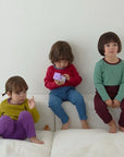 Little Foxx – Ribbed Color Block Loungewear