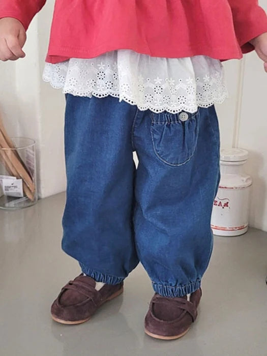Little Foxx – Banding Denim Pants