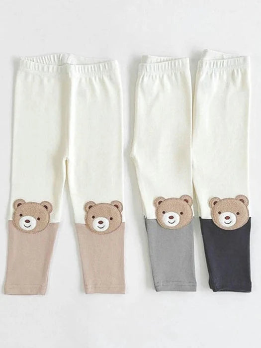 Little Foxx – Teddy Bear Two-Tone Leggings