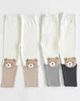 Little Foxx – Teddy Bear Two-Tone Leggings