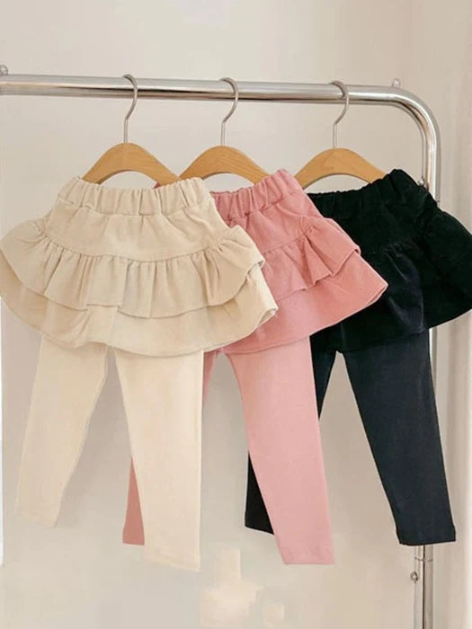 Little Foxx – Corduroy Cancan Skirt Leggings