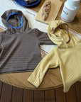 Little Foxx – Sweet Chestnut Stripe Hooded Tee