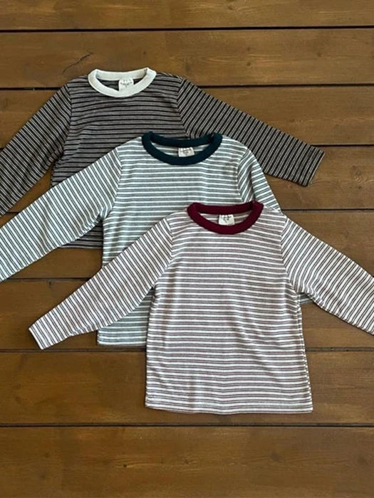 Little Foxx – Latte Stripe Tee