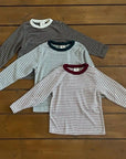 Little Foxx – Latte Stripe Tee