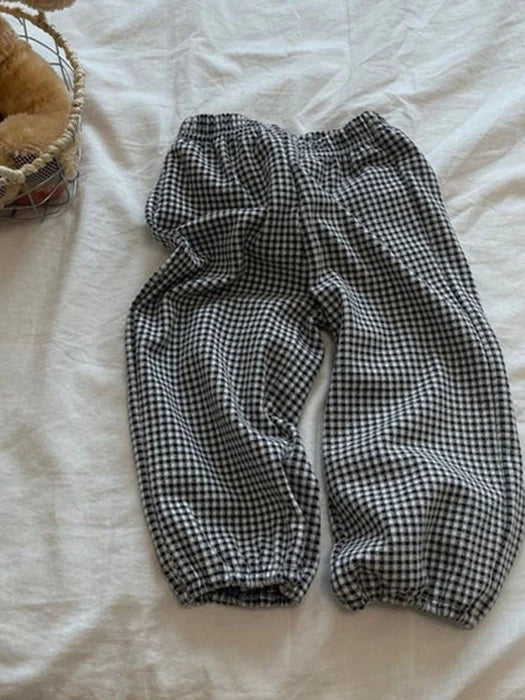 Little Foxx – Check Jogger Pants