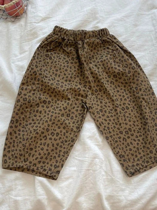 Little Foxx – Leopard Cutline Pants