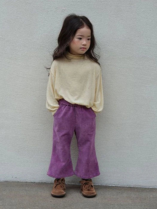 Little Foxx – Velveteen 9-Tenths Bootcut Pants