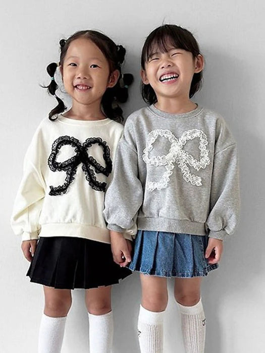 Little Foxx – Lace Ribbon Sweatshirt