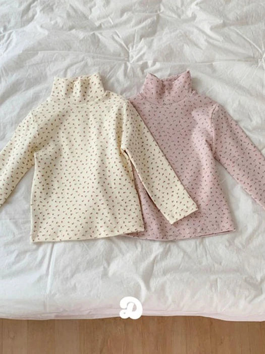 Little Foxx – Peach Lisa Turtleneck Tee