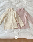 Little Foxx – Peach Lisa Turtleneck Tee