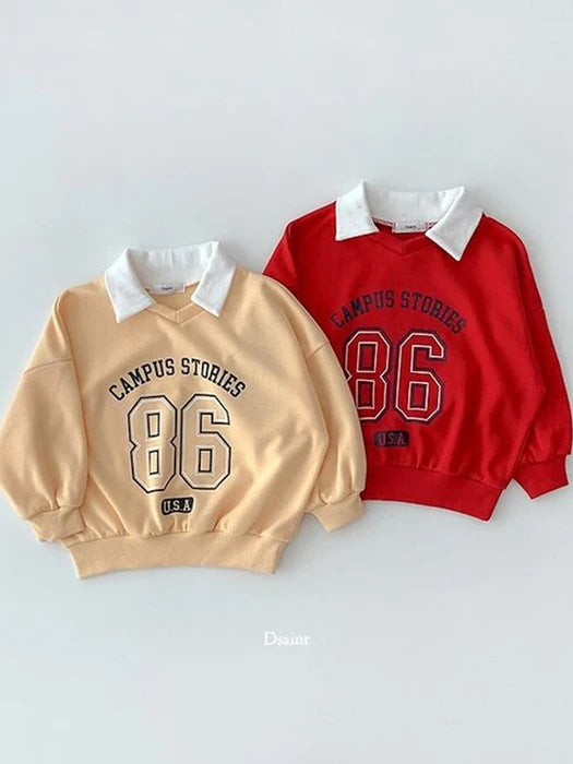 Little Foxx – Campus Collar Sweatshirt