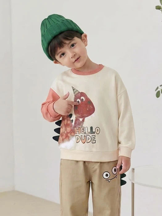Little Foxx – Wappi Horned Dinosaur Tee