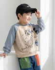 Little Foxx – Raglan Horned Dinosaur Tee