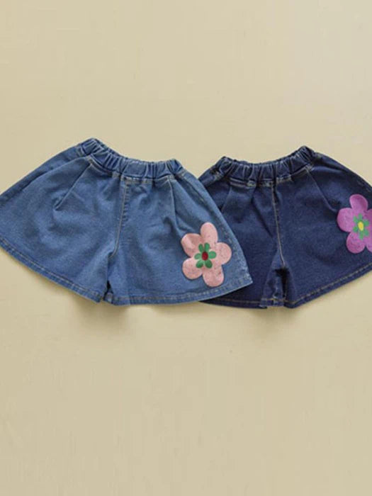 Little Foxx – Floral Tie-dye Stretch Skirt Pants