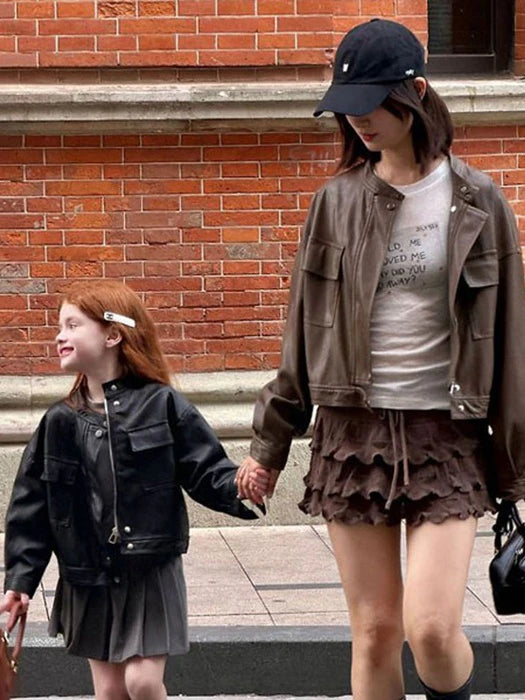 Little Foxx – Momo Leather Jacket
