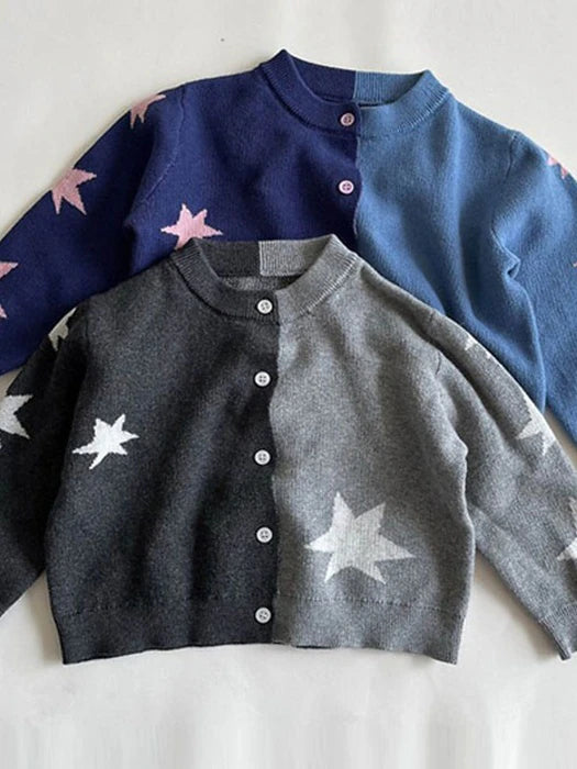 Little Foxx – Star Colorblock Cardigan