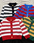 Little Foxx – Small Striped Button Cardigan