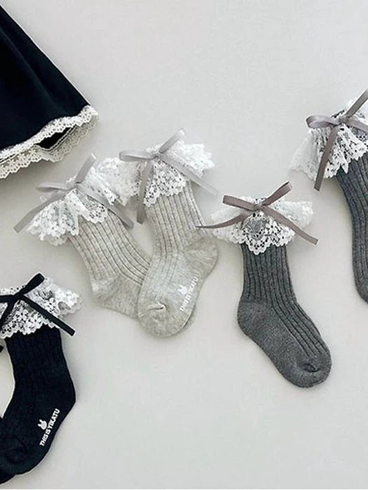 Little Foxx – Ribbon Lace Socks Set