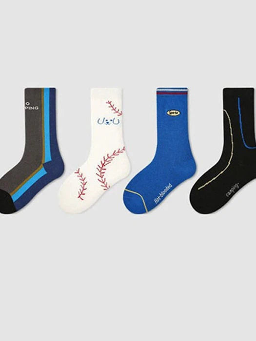 Little Foxx – Blue Baseball Socks Set
