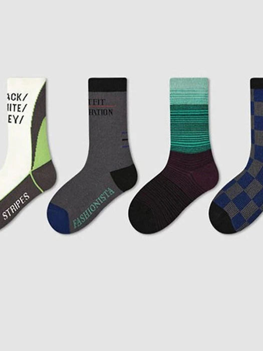 Little Foxx – Check Strip Socks Set