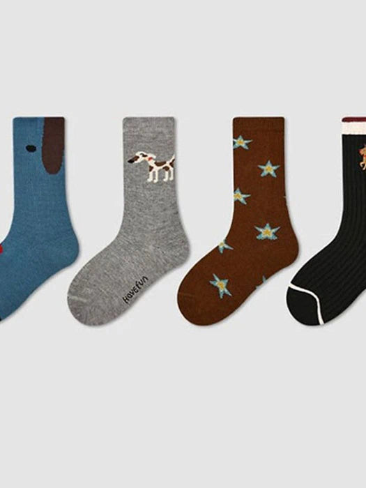 Little Foxx – Gray Dog Socks Set