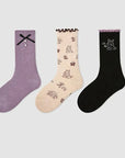 Little Foxx – Purple Rabbit Socks Set