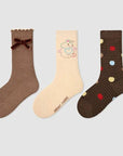 Little Foxx – Dot Color Rabbit Socks Set