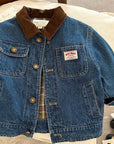 Little Foxx – Bro Collar Check Denim Jacket