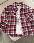 Little Foxx – Pocket Check Red Shirt