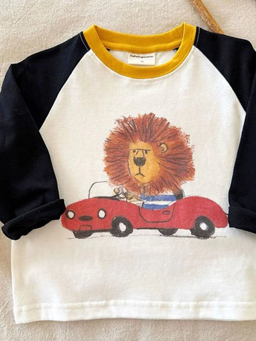 Little Foxx – Lion Colorblock Tee