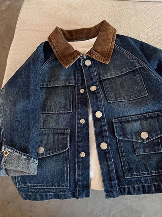 Little Foxx – Collar Corduroy Jacket