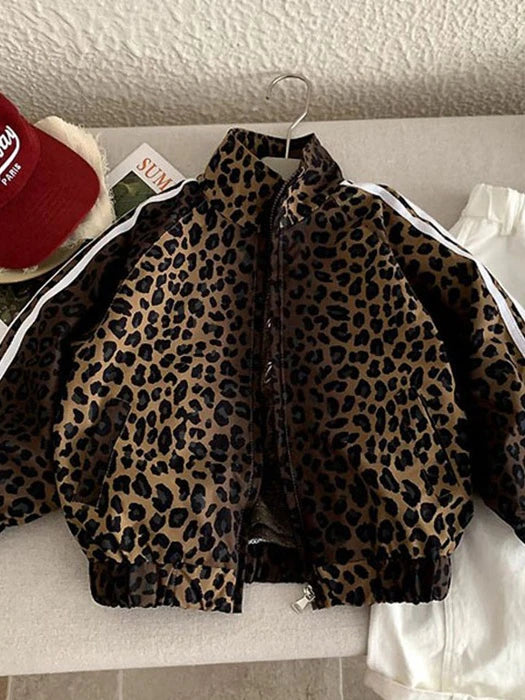 Little Foxx – Three Line Leopard Jacket