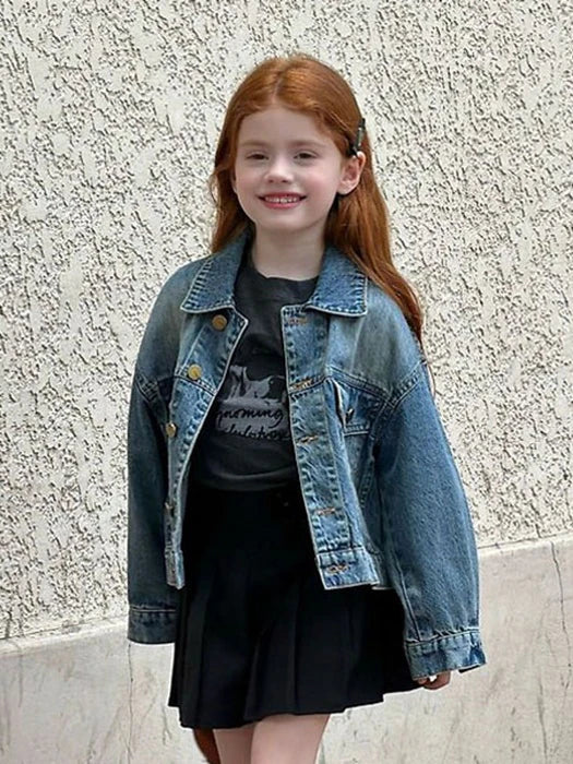 Little Foxx – Denim Washing Denim Jacket