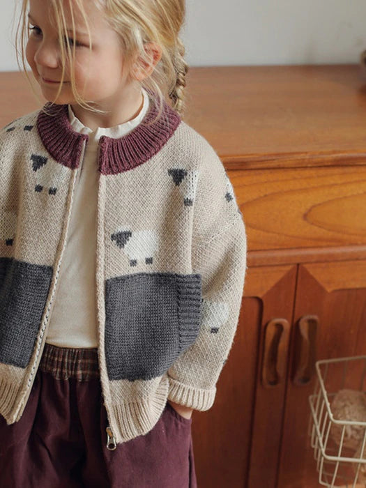 Little Foxx – Mouton Knit Zip-up