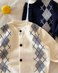 Little Foxx – Argyle Classic Cardigan