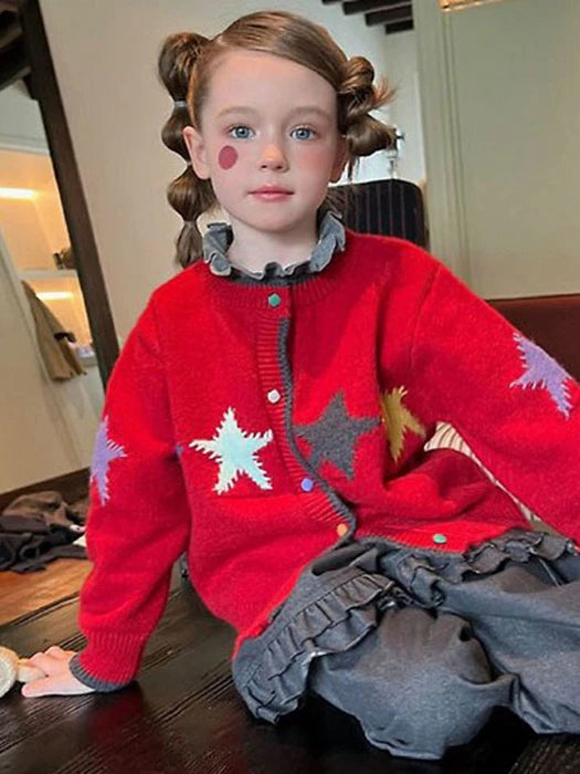 Little Foxx – Colorful Star Cardigan