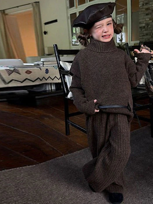 Little Foxx – Chic Style 3-Piece Knit Set