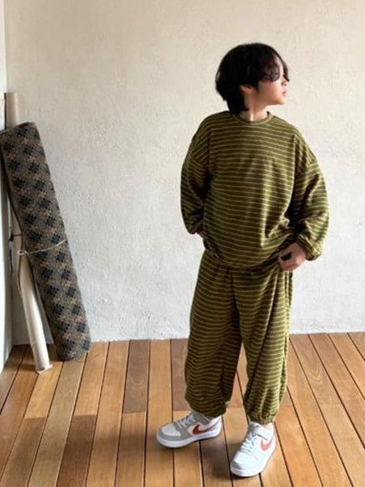 Little Foxx – Terry Striped Sweatshirt