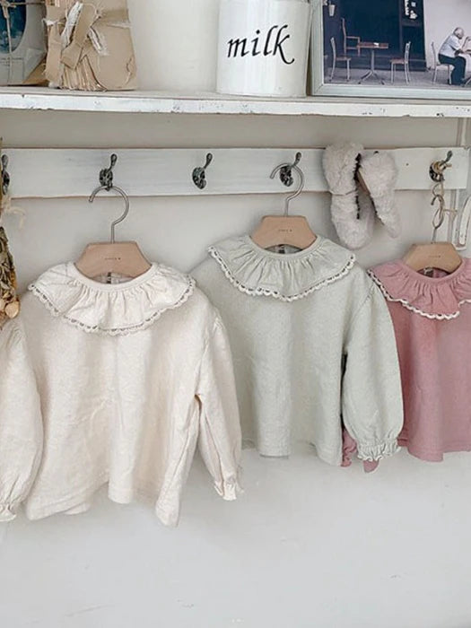 Little Foxx – Texture Frill Lace Tee